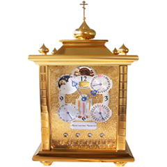 Часы «Пасха Христова»  крупный план